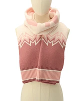 Hunter Women's Fair Isle Ribbed-Trim Scarf