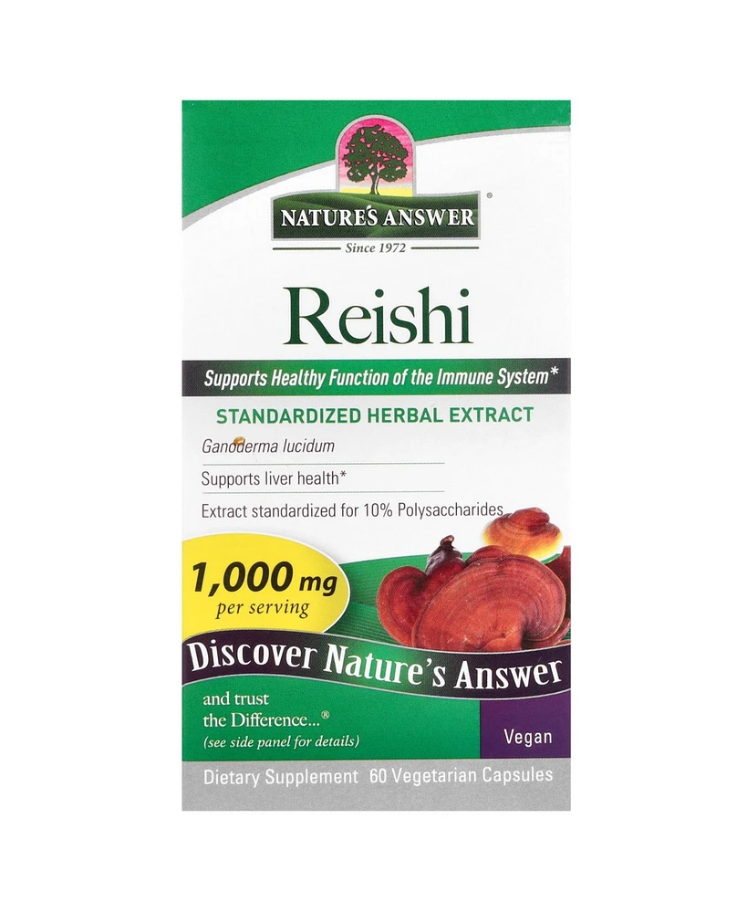 Nature's Answer Reishi 1 000 mg