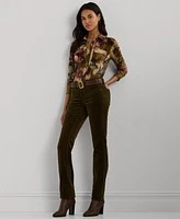 Lauren Ralph Women's Slim-Fit Floral Shirt