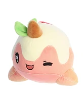 Aurora Small Peach Nomwhal Tasty Peach Enchanting Plush Toy Pink 7"