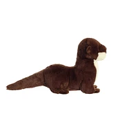 Aurora Large River Otter Eco Nation Eco-Friendly Plush Toy Brown 13.5"