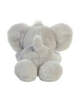 Aurora Medium Ed Elephant Flopsie Adorable Plush Toy Gray 12"