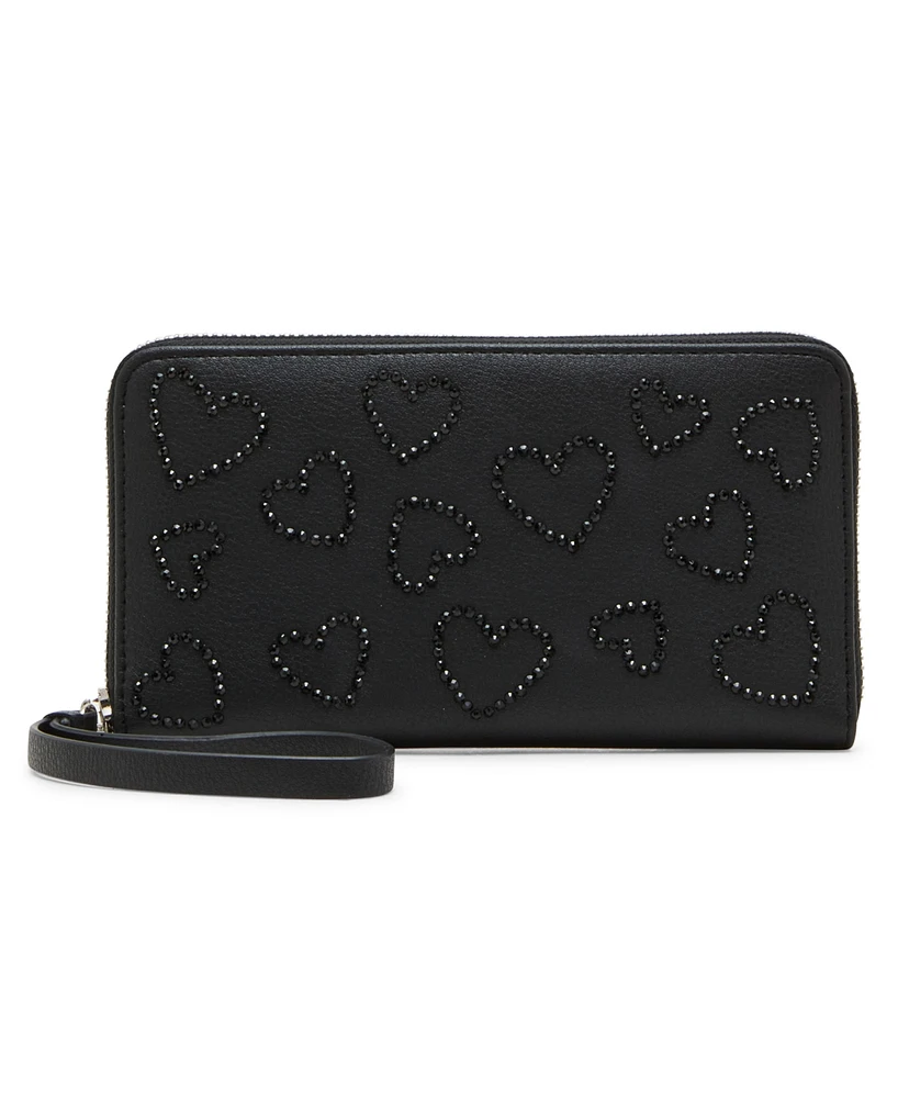 Madden Girl Bella Embellished Heart Wallet