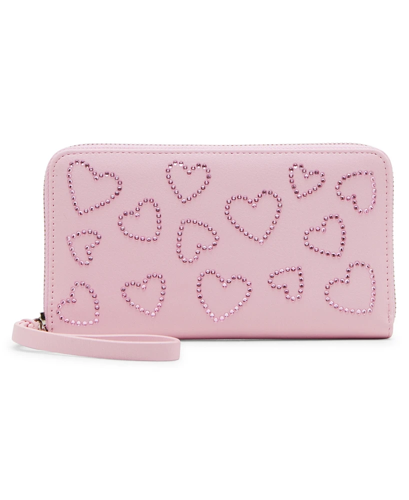 Madden Girl Bella Embellished Heart Wallet