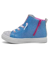 Skechers Toddler Girls Twinkle Toes: Hearts - Heart Pop Light Up Casual Sneakers from Finish Line