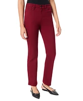 Jones New York Women's Lexington Mid-Rise Straight-Leg Jeans