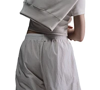 Nike Women's Sportswear Essential Mid-Rise Oversized Woven Jogger Pants
