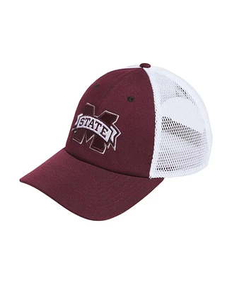 Adidas Men's Maroon Mississippi State Bulldogs Mascot Slouch Trucker Adjustable Hat