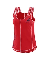 Wear by Erin Andrews Women's Red St. Louis Cardinals Contrast Stitch Tank Top