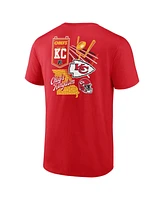 Fanatics Men's Red Kansas City Chiefs Split Zone T-Shirt