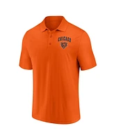 Fanatics Men's Chicago Bears Lockup Two-Pack Polo Shirt Set