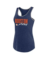 Fanatics Women's Heather Navy Houston Astros Fuel Racerback Tank Top