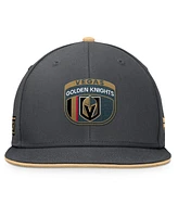 Fanatics Men's Charcoal Vegas Golden Knights 2024 Nhl Draft Snapback Hat