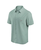 Fanatics Men's Mint Jacksonville Jaguars Front Office Button-Up Shirt