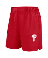 Nike Men's Red Philadelphia Phillies Woven Victory Performance Shorts