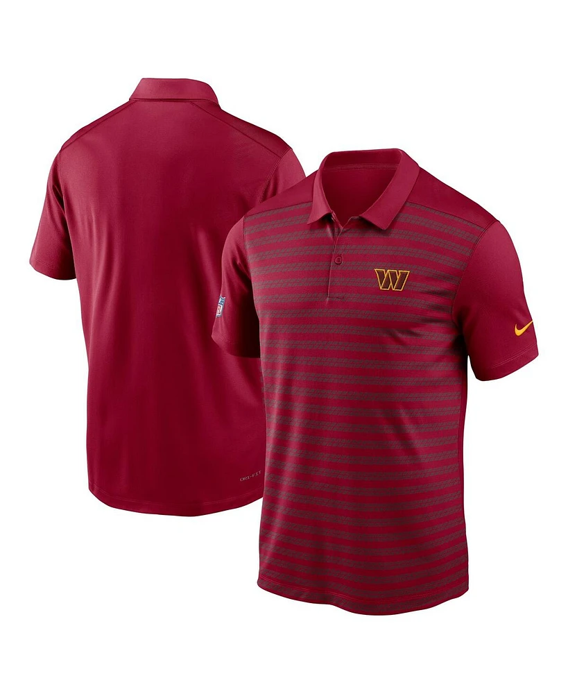 Nike Men's Burgundy Washington Commanders 2024 Sideline Victory Performance Polo