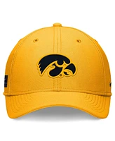 Nike Men's and Women's Gold Iowa Hawkeyes 2024 Sideline Rise Swoosh Flex Hat