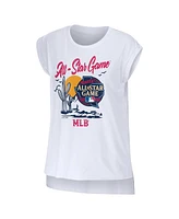 Wear by Erin Andrews Women's White 2024 Mlb All-Star Game Muscle Tank Top