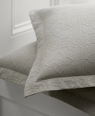 Lauren Ralph Sascha Textured Medallion Duvet Cover Set, Full/Queen