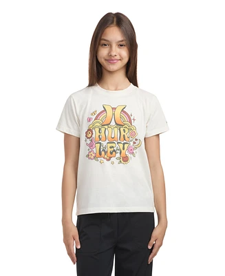 Hurley Big Girls Peace Love Tee