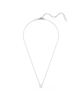 Swarovski Stilla Pendant Square Cut, White, Necklace