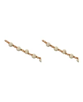 Wood Beaded String Garland for Rustic Home Deco (Set of 2)