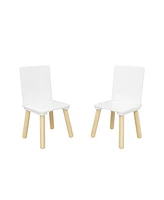 Streamdale Furniture Sturdy Kids Table and Chairs Set in White