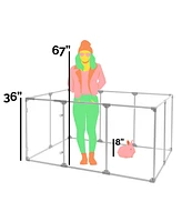 Clearly Loved Pets 36" Tall Large Lucidium Pet Pen