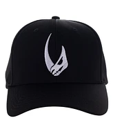 Star Wars: The Mandalorian Men's Star Wars Mandalorian Mudhorn Skull Black Flex Fit Hat