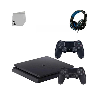 Bolt Axtion 2215A PlayStation 4 Slim 500GB Gaming Console Black with Extra Controller Bundle Like New