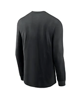 Nike Men's Black Pittsburgh Steelers All Out Long Sleeve T-Shirt