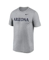 Nike Men's Heather Gray Arizona Wildcats Primetime Legend Wordmark T-Shirt