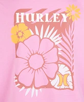 Hurley Big Girls Graphic Boyfriend Crewneck Sweatshirt