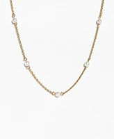 Girls Crew Imitation Pearl Delicate Necklace