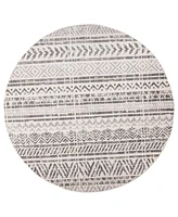 Main Street Rugs Lyon LYN843 8'x8' Round Area Rug