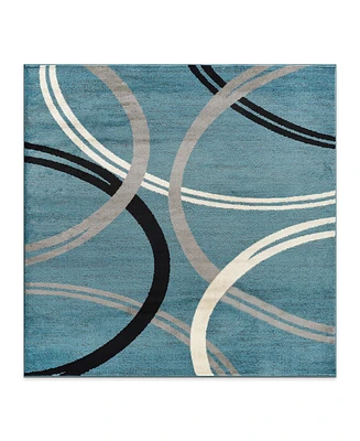 Main Street Rugs Alba 377 6'6"x6'6" Square Area Rug