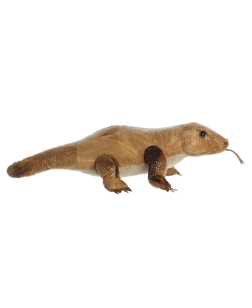 Aurora Large Komodo Dragon Flopsie Adorable Plush Toy Brown 18.5"