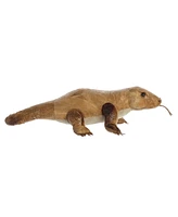 Aurora Large Komodo Dragon Flopsie Adorable Plush Toy Brown 18.5"