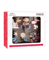 Hallmark The Peanuts Gang Christmas Ornaments, Set of 6 - Multi