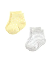 Hudson Baby Baby Girls Sock and Headband 12pc Set, Daisy, 0-9 Months