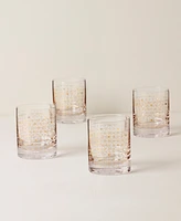 Lenox Tuscany Classics Gold Dust Double Old Fashioned Glasses, Set Of 4