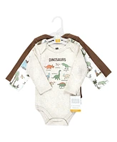 Hudson Baby Boys Cotton Long-Sleeve Bodysuits