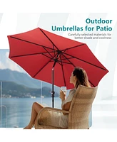 Streamdale Furniture Modern 9ft Patio Umbrella for Outdoor Sun Shade, Adjustable Angle, Uv Protection