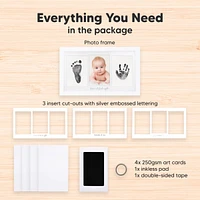 Inkless Baby Hand And Footprint Kit Frame, Mess Free Picture Frame for Newborn