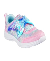 Skechers Toddler Girls Slip-Ins- Glimmer Kicks' - Fairy Chaser Adjustable Strap Casual Sneakers from Finish Line