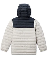 Columbia Big Boys Powder Lite Ii Quilted Colorblocked Full-Zip Hooded Jacket