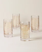 Lenox Tuscany Classics Gold Dust Highballs, Set Of 4