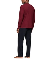 Tommy Hilfiger Men's Thermal Logo Long-Sleeve Pajama Shirt