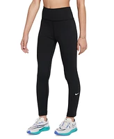 Nike Big Girls One Dri-fit High-Waisted Leggings