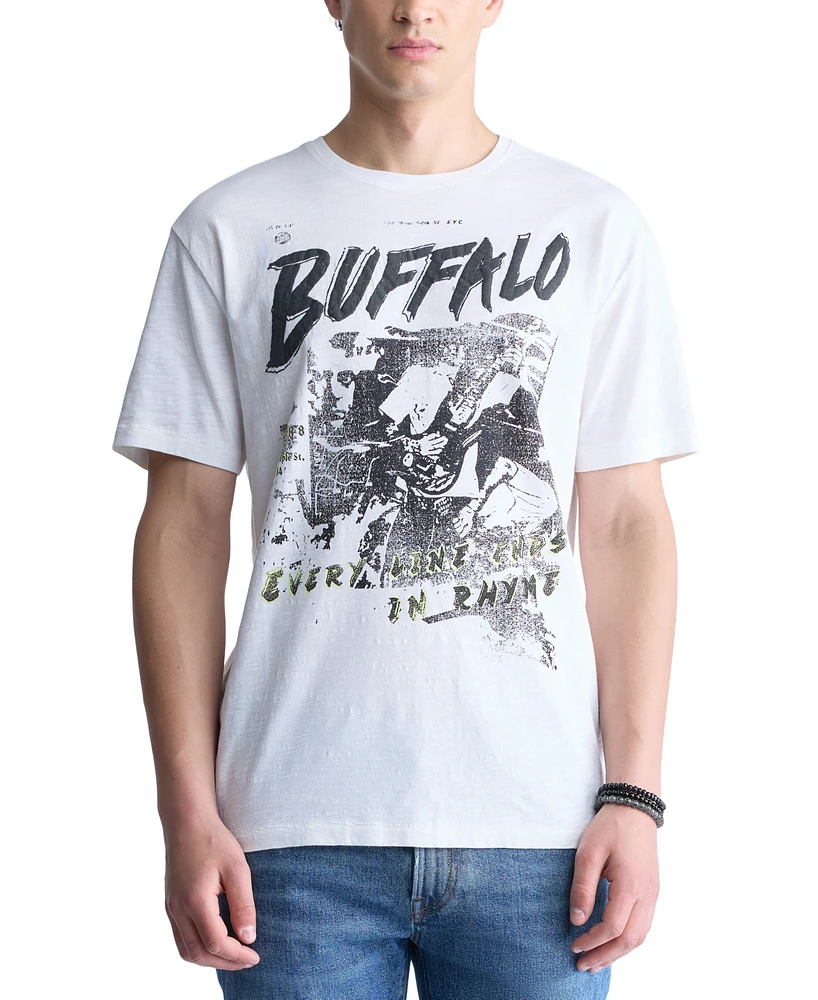 Buffalo David Bitton Men's Tang Short Sleeve Graphic T-Shirt